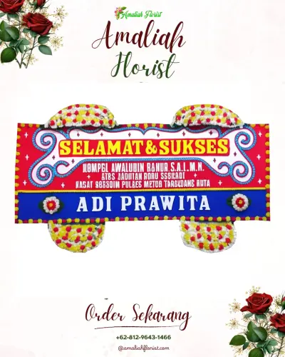 Karangan Bunga Ucapan Selamat di Padaleu